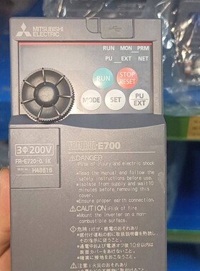 变频器FR-E720-0.1K 3相200V