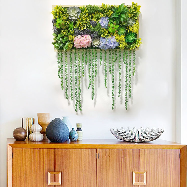 花墙饰挂饰壁饰创意客厅卧室墙壁背景墙面立体墙上装饰品仿真植物