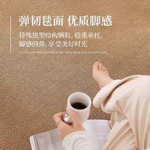 剑地毯客厅中地古风餐桌转圆形格收#950满铺麻垫纯色椅定作卧室床