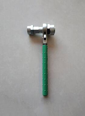 自带电作业便KUE携式向锁扣扳手扳绝双缘棘轮手动脱落套筒扳子