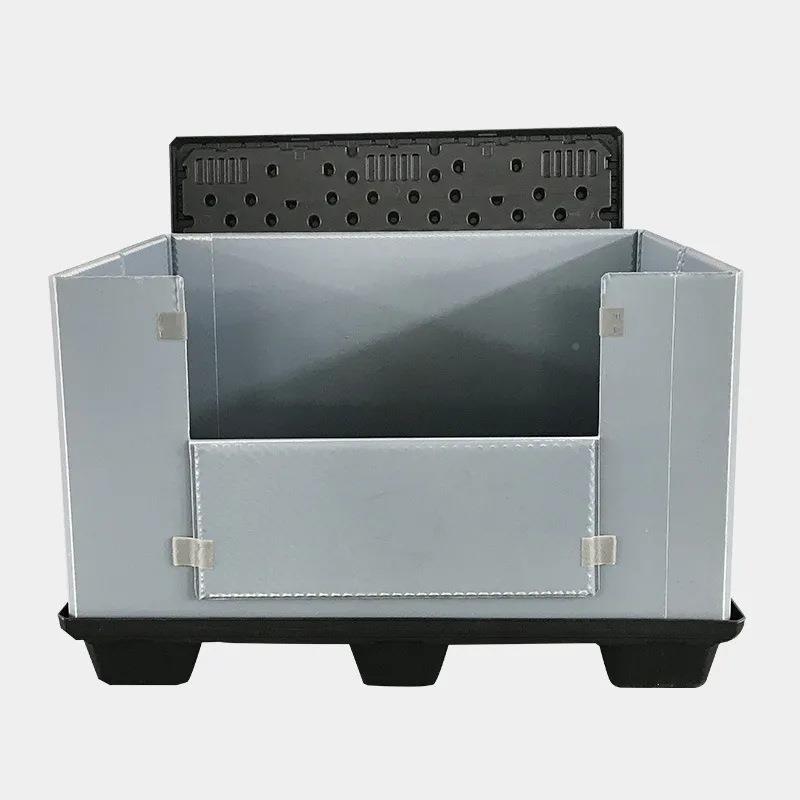 围大号物料折叠板箱吸LXG塑折叠地盖包箱塑料中空板装物流周天转