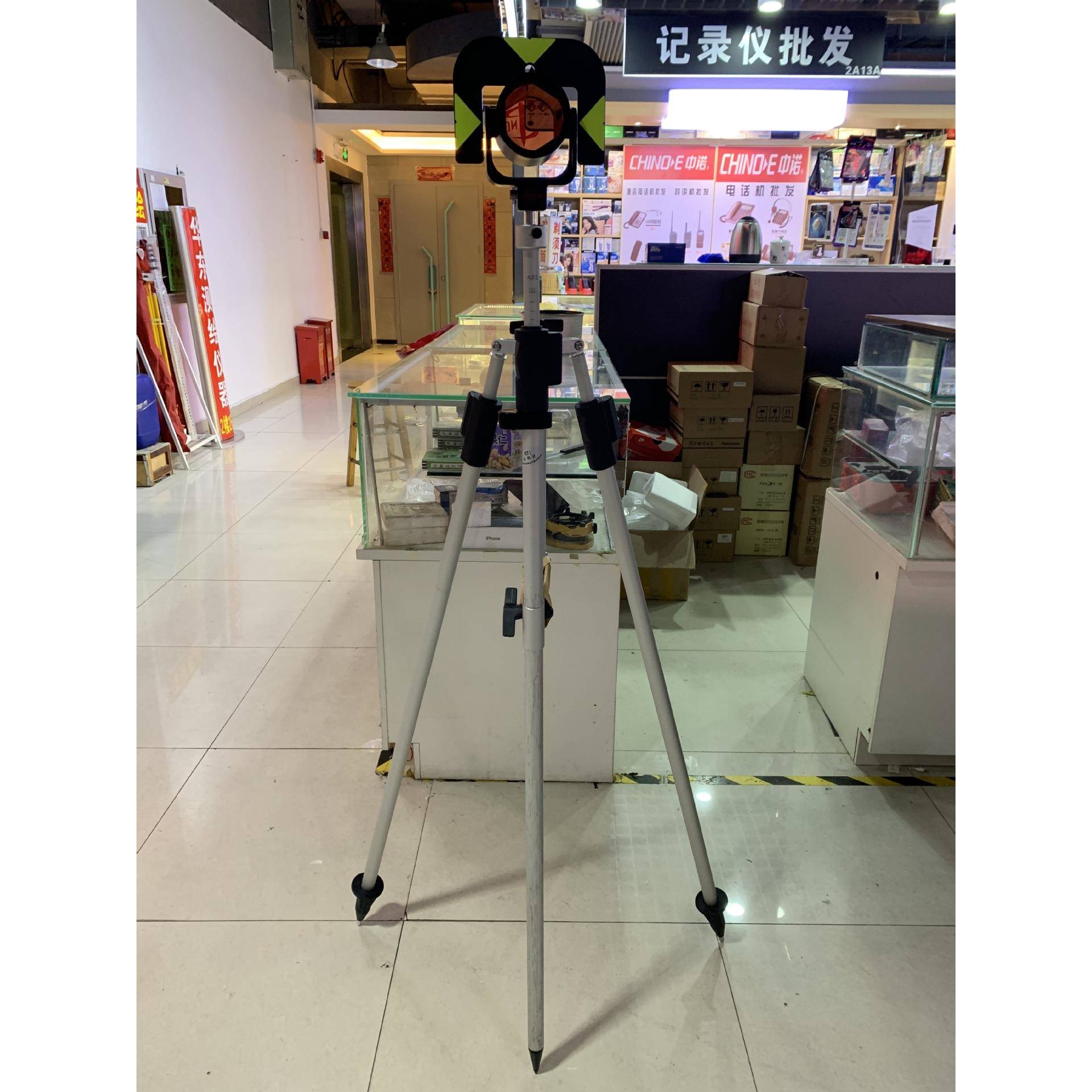 国产SRN徕镜三脚架2米1卡5莱卡棱镜棱配套对中架三角伸缩杆GPR121