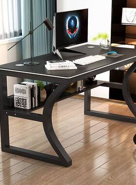 脑桌台式书桌简易办公桌简家用桌习子租房卧室学电生学约桌写IEP