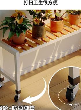 花置物架阳台花架子客厅落地式靠墙内可动移室新ED08-ZJH款多架肉