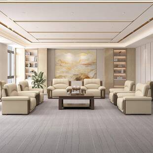 办公接YPRX-207待会商沙发会客贵堂宾新中式会议室大会领导务客洽