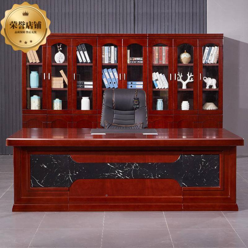 苏州油漆大班色台度板80221贴木皮胡主管办公桌经理桌财务桌红密