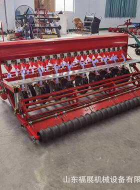 农用14行苜小麦播种机四轮拖拉机种小麦播带机牧草蓿播施GUV肥机