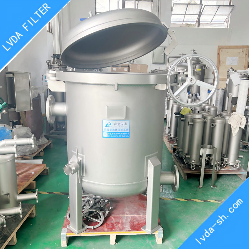 不锈钢10袋快开V型夹式过滤器