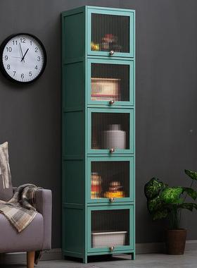 多家庭收纳柜子物储门柜置物柜层带2227CHFM柜卧室家用落地置物架