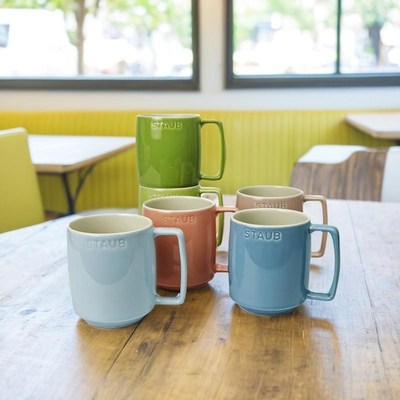 STAUB陶瓷马克咖啡杯家用情侣水杯子办公室茶杯早餐拿铁杯350ml