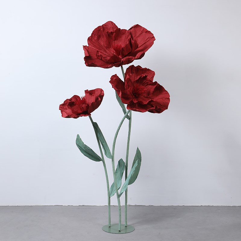 新款婚庆巨型纸花立体手工纸艺花婚礼路引花橱窗装饰摄影花艺摆件