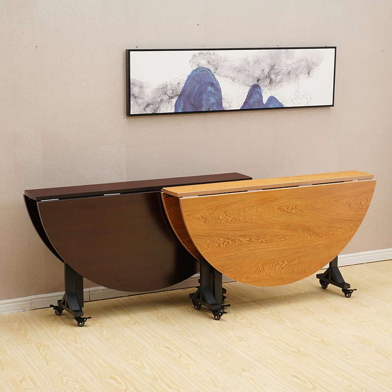 折叠桌简易大圆桌家用可折叠餐桌便携正方形饭桌圆桌简约吃饭桌子