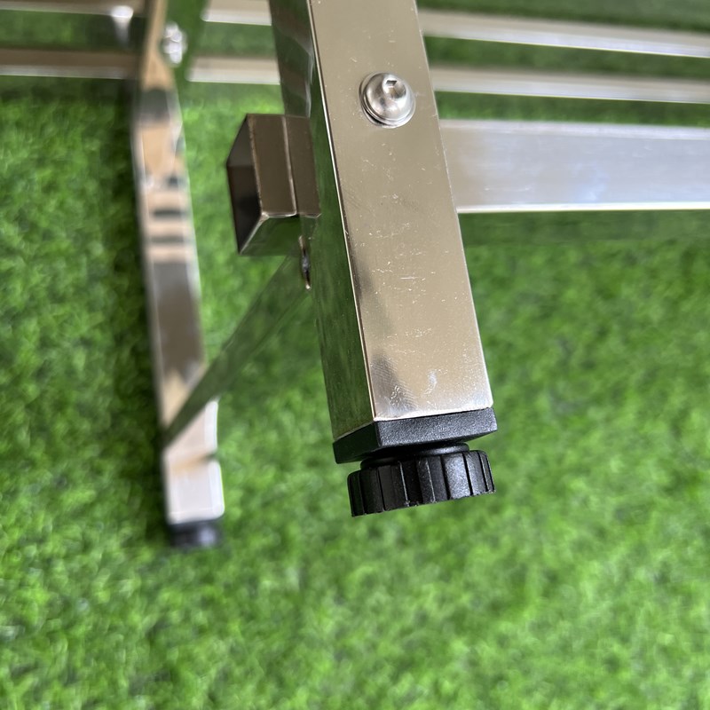 单层简约厚不锈钢花架子阶梯落地阳台室内外绿萝多肉花盆置物铁艺