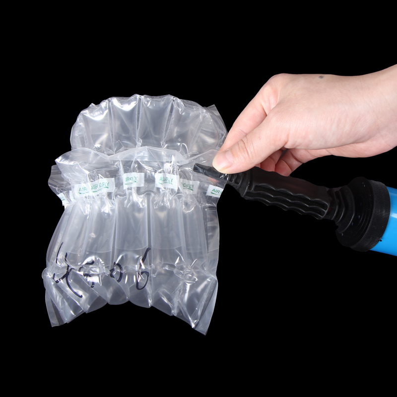 柱28高气柱袋瓶装汾酒料酒快递防碎包装气柱袋防震气泡柱缓冲袋