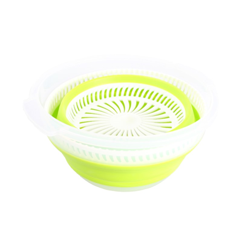 左家右厨折叠拉绳式脱水器蔬菜沙拉脱水水果脱水层脱水