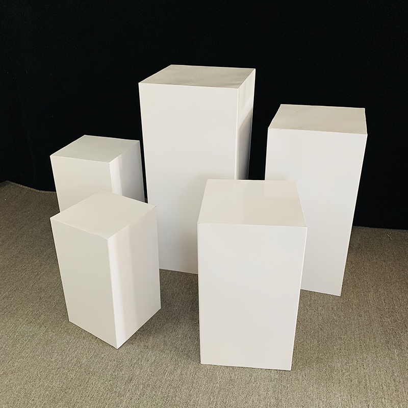 婚庆铁艺圆柱体甜品台新款婚庆道具婚礼迎宾区装饰摆件蛋糕台圆桌