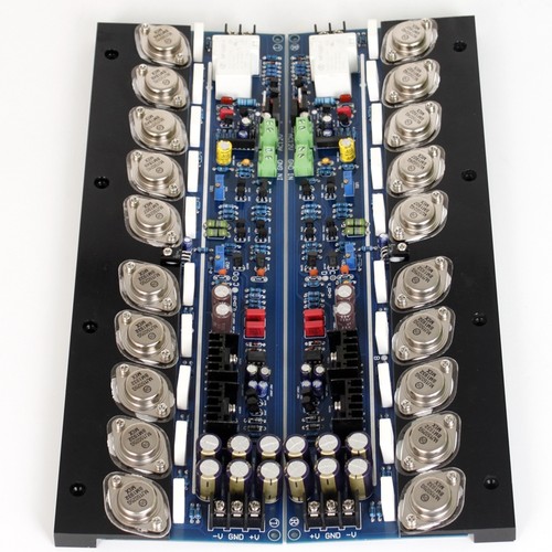 YJ-E505 金封5对管纯后级功放板可调甲类大功率HIFI发烧级(1对)