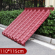 饰仿小青瓦雨棚仿古瓦 塑料防水房檐装 加厚110 110cm一体大板中式