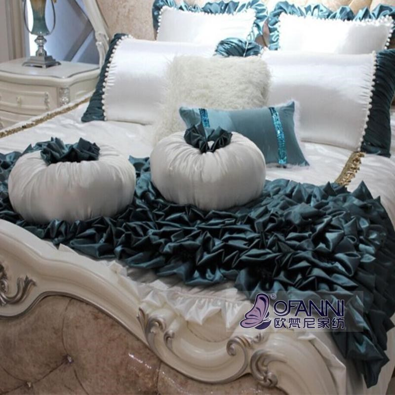 欧式法式高档奢华多件套公主房床上用品套件婚庆床品软装样板房