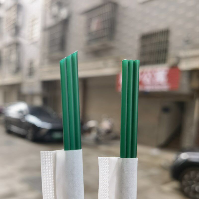 一次性墨绿三品咖啡热饮防烫霸王小孔奶茶吸管独立防水纸包装500