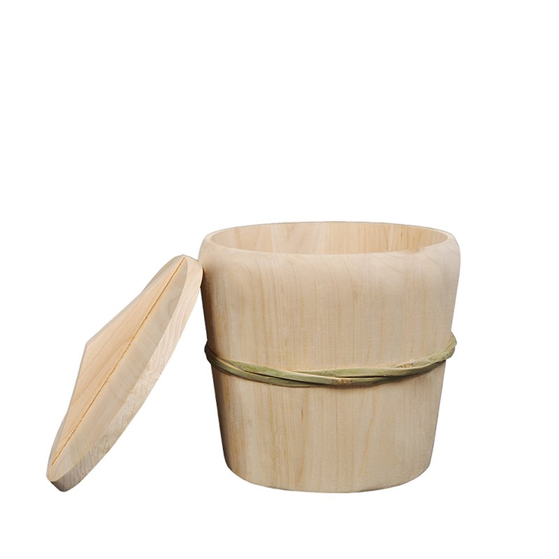 蒸饭的蒸子木甑子家用木桶竹底座杉木蒸饭的小木桶装蒸糯米饭桶