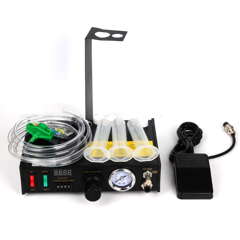 HB982半自动点胶机手动点胶设备983数显打胶机滴胶机带回吸功能