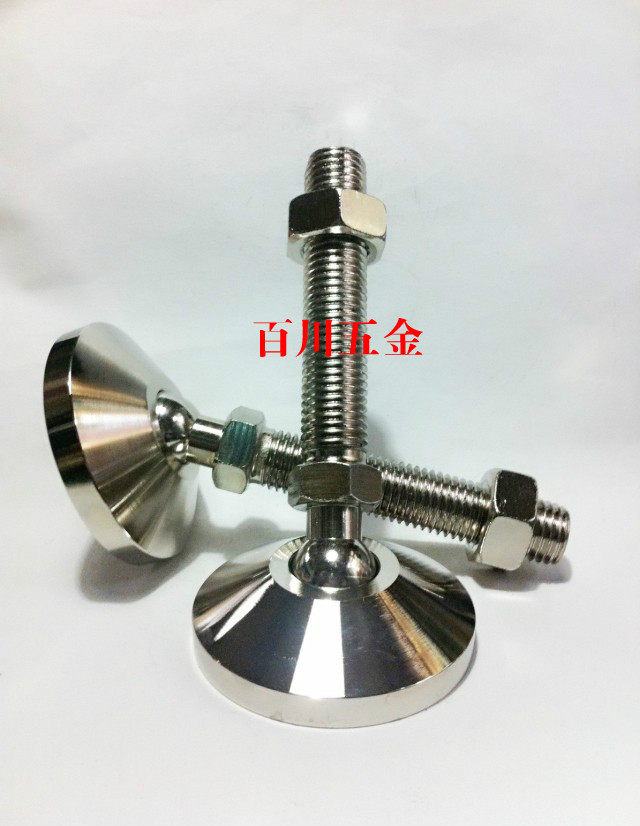 重型全金属关节蹄脚/高承载铁块机床调节脚/地脚螺丝100M16M20M24