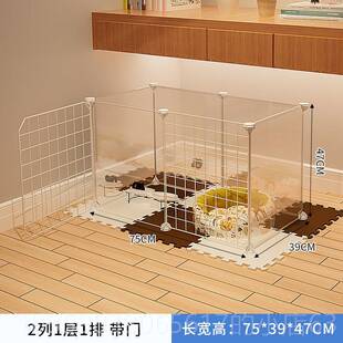 正品笼子咪家室内用狗猫舍简易特大猫号双层猫笼专用猫柜子全景猫