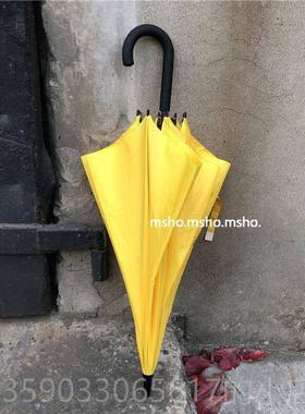 正品o柄oah萄z 好看的葡紫纯色自制长雨 磨砂手柄 晴雨两用简约清