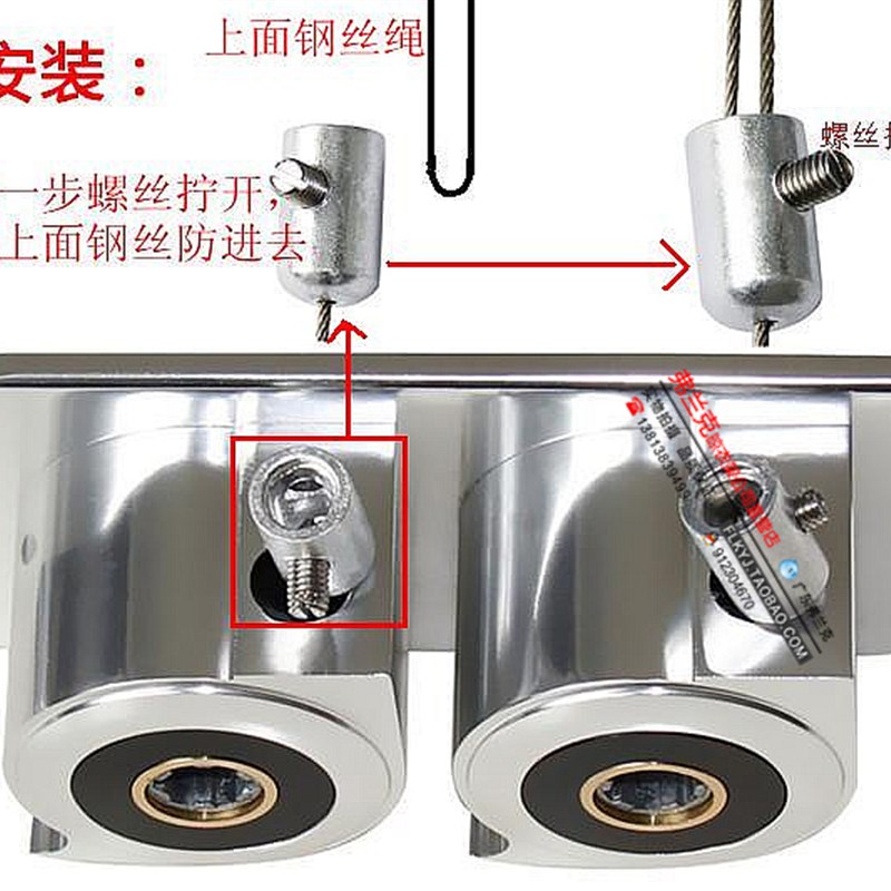 秒杀高档室内杆晾衣架升降晾晒衣架置地铜芯手摇器配件通用