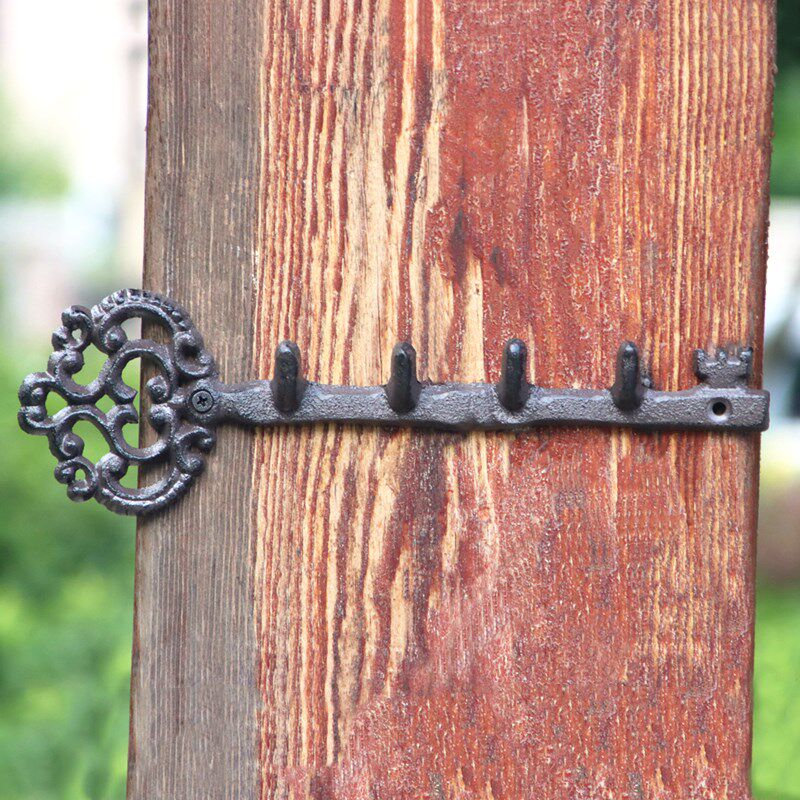 复古创意铸铁挂钩入户进门玄关门口钥匙墙上挂衣架强力承重墙壁挂