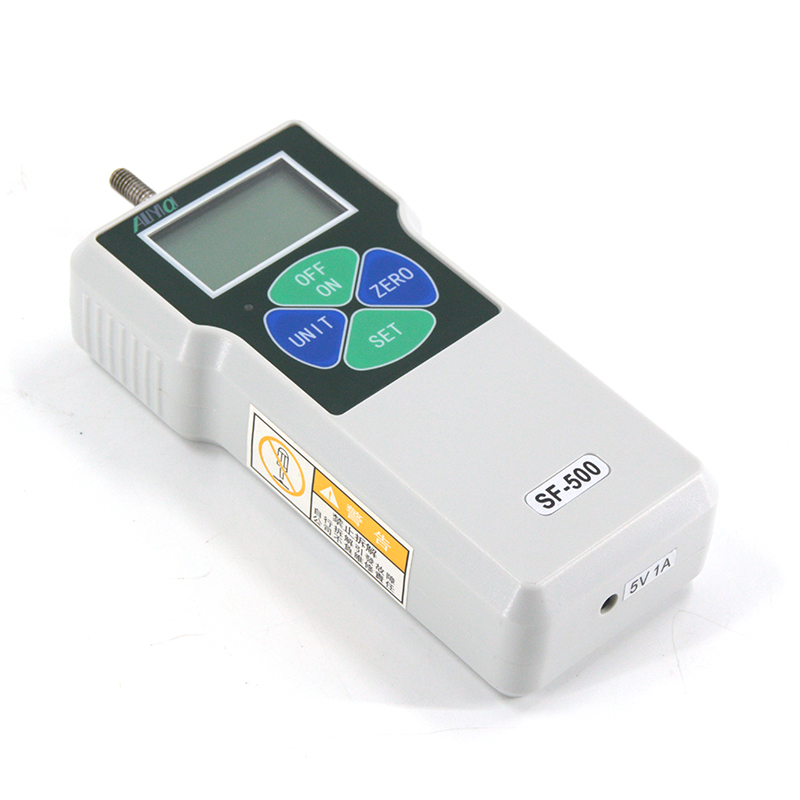 艾力数显推拉力计SF0N高精度电子拉力计测力计测试架推力测试仪