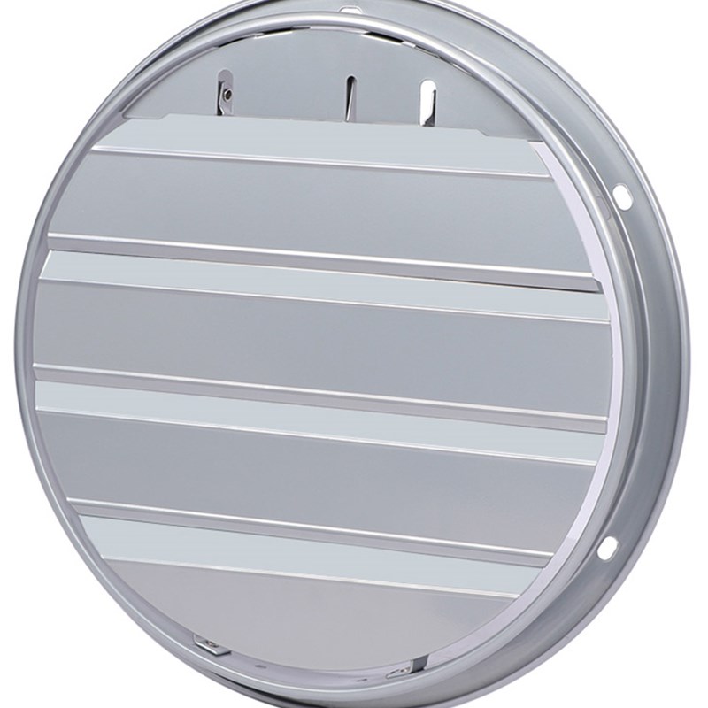 不锈钢圆筒风机防雨百叶窗油烟机外罩防风盖排气扇罩风口活动百叶