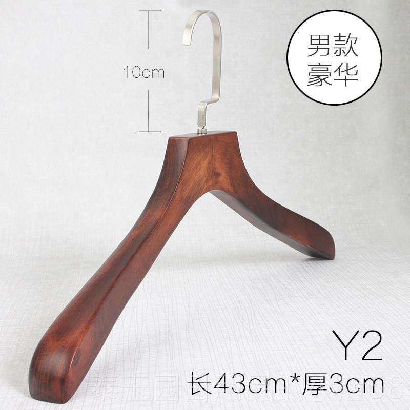 高档定实木衣架无痕家制男女款装店木头衣挂酒店覆古满减用西装衣