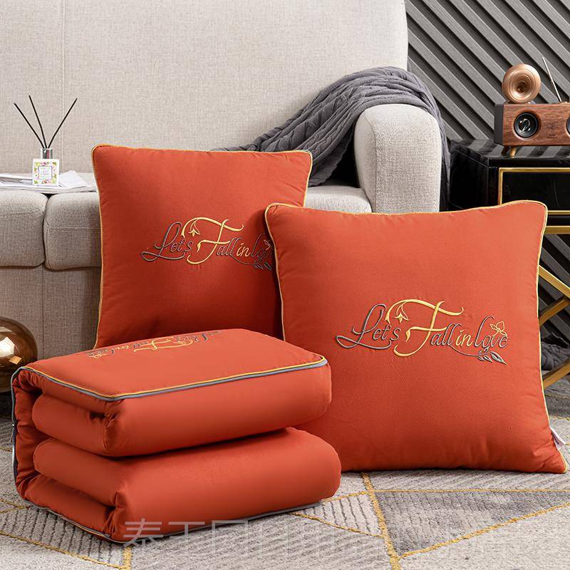 高档被汽车抱枕子两用多功能车载靠垫调被沙发靠枕可折叠睡空枕头