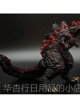 正品真红莲哥斯拉玩2019E手办模型Godzilla可动械怪兽之王摆件具N