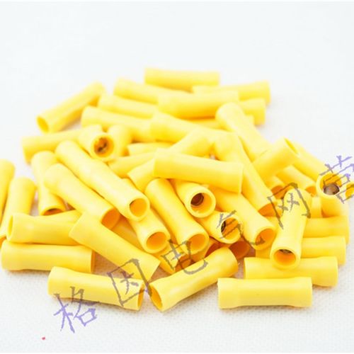 BV-5.5 冷压绝缘端子 全绝缘管形端子 电线中间对接头 紫铜 500只