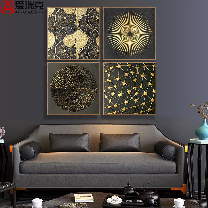 现代抽象玄象装饰画客厅卧室书房床头挂画有框画酒店壁画床头画