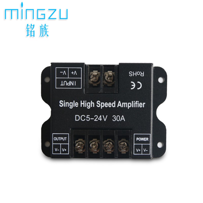 led放大器12v24单色灯带灯条广告字招牌功率中继扩展同步调光控制