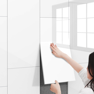 卫生间防水贴纸墙面装修改造瓷砖破损遮丑装饰铝塑板加厚白色墙贴