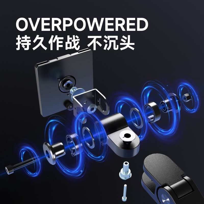 北弧电脑显示器支架高杆台式上下屏桌面免打孔悬臂增高悬架EP