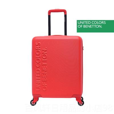 高档贝纳通超轻行李箱皮拉杆箱学女旅3行箱万向轮儿童箱生女大容