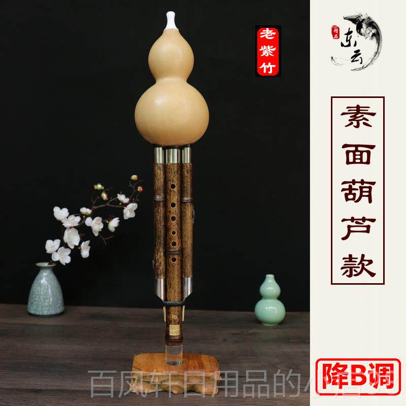 高档云南东器云葫芦丝乐专卖初学演奏可拆老紫竹降B调C/调/小d/F/