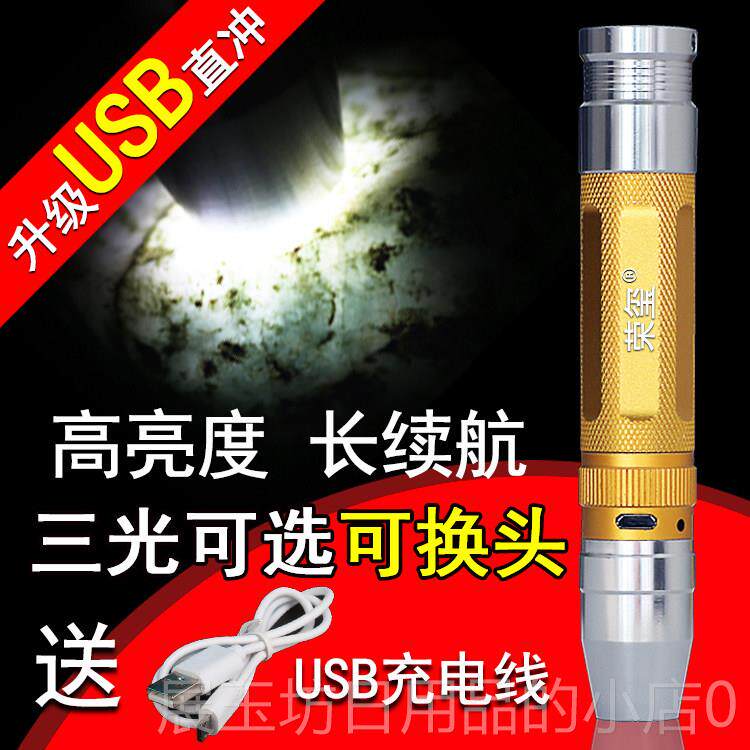 正品荣玺照翡玉石手筒用强光珠宝电翠玉石蜜蜡365nm紫光灯专专业