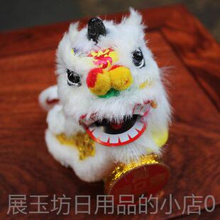正品狮民间传统舞工艺品 国风金狮家中居摆件钱 装饰送礼用