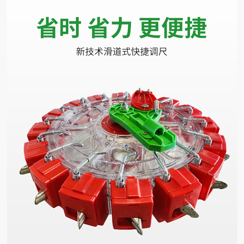 明发牌手推式播种器菜籽花种谷类自动播种机拼块滑道勺式点播器