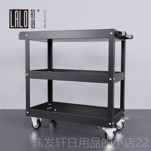 属移动颜料 画架三金层O小推车 高档拉洛L车AL 黑色油画绘画工具