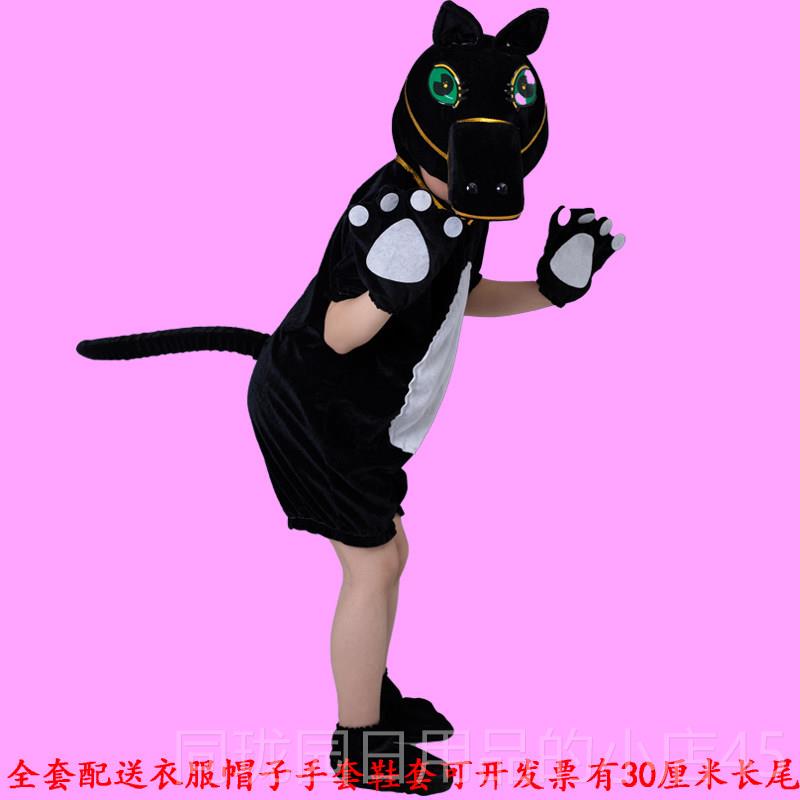 正品小松鼠演出服儿童服松表演装幼儿园小马过河童话剧鼠舞蹈道具图片