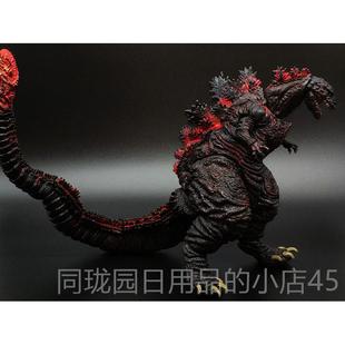 正品真红莲哥斯拉玩具20兽1动9模型模型基机多拉男可械怪之王摆件