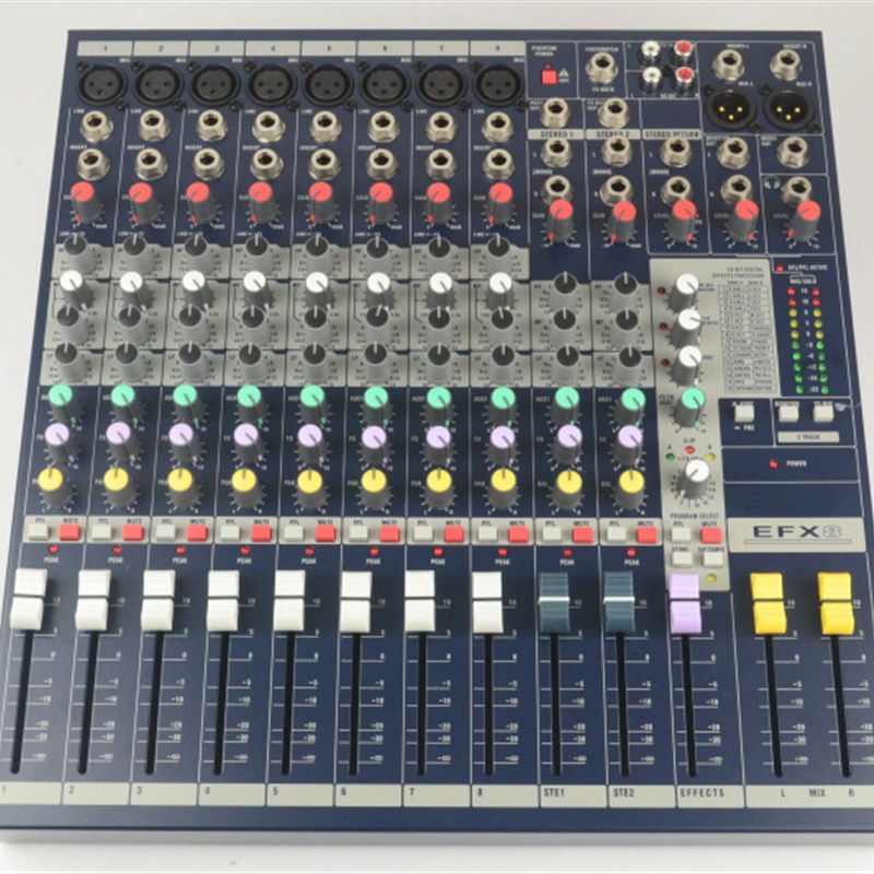 声艺调音台EFX8 路FX1II LX9-2舞台演出会议带混响效果器